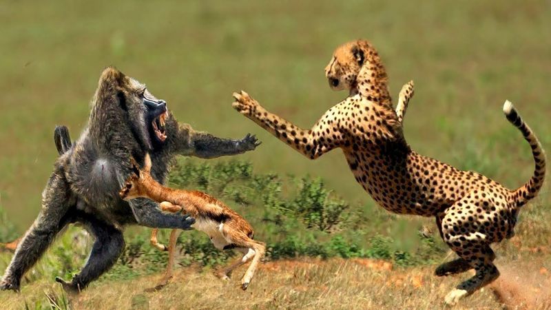 Baboons Saved Impala From Cheetah Attack