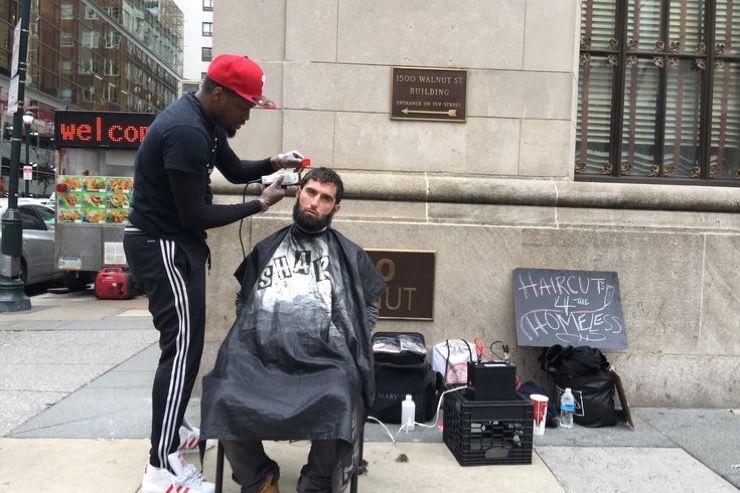 Haircuts for Homeless: One Good Deed Leads to Another