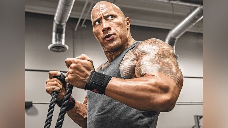 Youll Never Believe What the Rock Brings to Every Movie Set