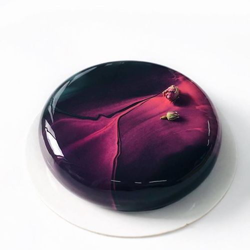 These Mirror Glazed Mousse Cakes are Pure Works of Art