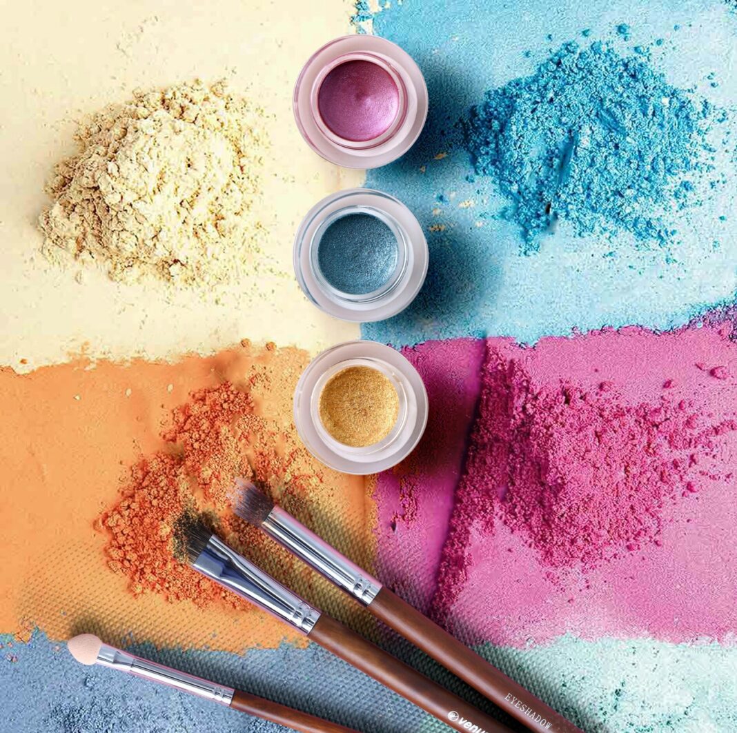 Colored Powders and Brush